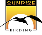 Sunrise Birding logo by Julian Hough.